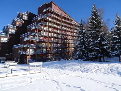 L'établissement Studio cosy 4 pers, skis aux pieds, Arc 1800 - FR-1-411-65 en hiver