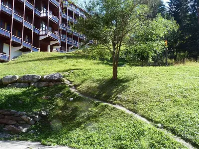 Jardin de l'établissement Duplex 2 pièces pour 5 pers. proche pistes à Arc 1800, animaux admis - FR-1-411-238