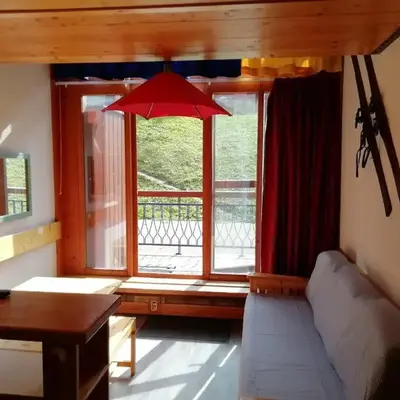 Duplex 2 pièces pour 5 pers. proche pistes à Arc 1800