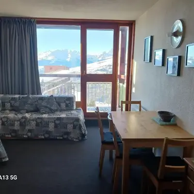 Studio cosy 3 pers. au pied des pistes avec Wifi - FR-1-411-301