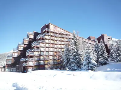L'établissement Studio montagne pour 4 pers, skis aux pieds, Arc 1800 - FR-1-411-326 en hiver