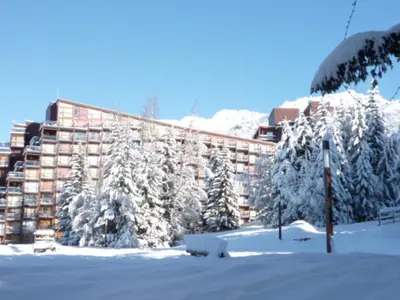 L'établissement Studio montagne pour 4 pers, skis aux pieds, Arc 1800 - FR-1-411-326 en hiver