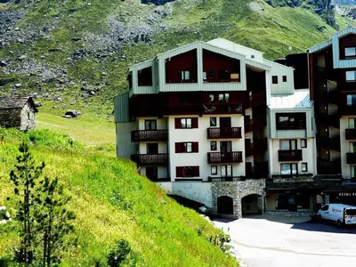 Plan de l'établissement Appartement fonctionnel 4 pers, balcon, parking - Tignes - FR-1-411-464