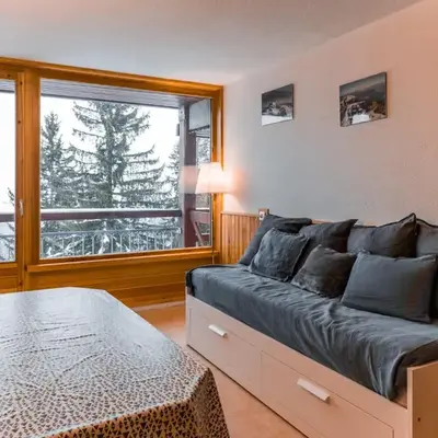 Studio skis aux pieds Arc 1800