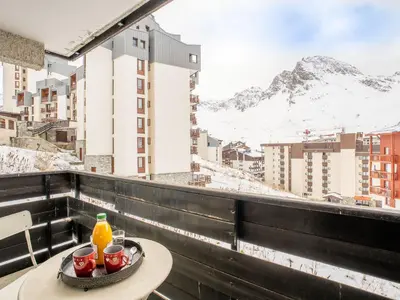 Vue générale sur la montagne ou vue sur la montagne depuis l'appartement