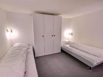 Un ou plusieurs lits dans un hébergement de l'établissement Appartement 2 pièces pour 5 à Vallandry, centre station près des pistes - FR-1-411-364