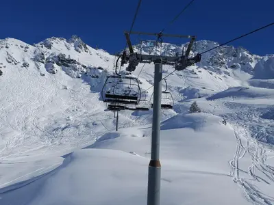 L'établissement Studio ski Arc 1800 pour 3 pers, animaux admis, wifi - FR-1-411-124 en hiver