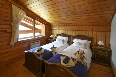 Un ou plusieurs lits dans un hébergement de l'établissement Chalet Nido dell'Aquila