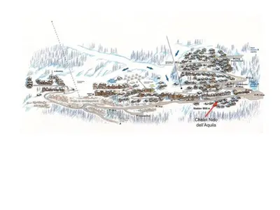 Plan de l'établissement Chalet Nido dell'Aquila