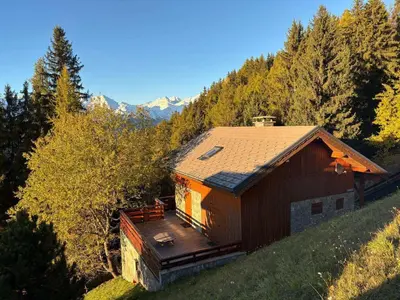 Paysage naturel près de le chalet