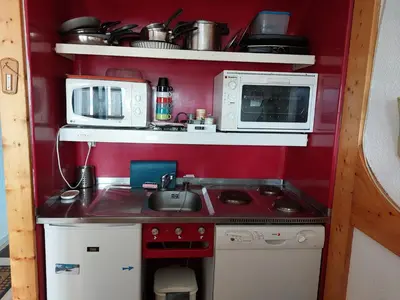 Plan de l'établissement Appartement 2 pièces 5 pers, balcon, wifi, Arcs 1800 - FR-1-411-193