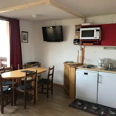 Appartement 4 pers à Vallandry avec balcon et animaux acceptés - FR-1-411-359