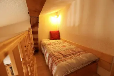 Un ou plusieurs lits dans un hébergement de l'établissement Le Duplex d'Aussois
