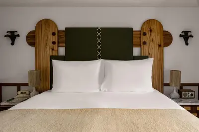 Un ou plusieurs lits dans un hébergement de l'établissement Experimental Chalet Val d'Isère