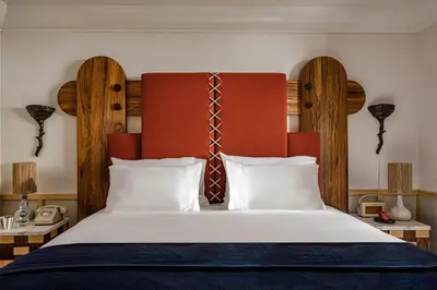 Un ou plusieurs lits dans un hébergement de l'établissement Experimental Chalet Val d'Isère
