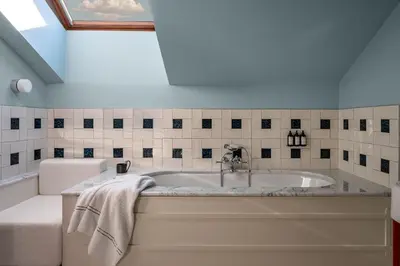 Un ou plusieurs lits dans un hébergement de l'établissement Experimental Chalet Val d'Isère