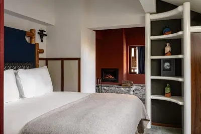 Un ou plusieurs lits dans un hébergement de l'établissement Experimental Chalet Val d'Isère