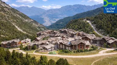 Paysage naturel près de le village vacances