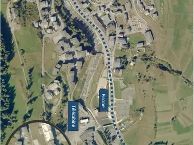Plan de l'établissement Appartement 6/7 pers, proche pistes, Wi-Fi, parking - FR-1-508-117