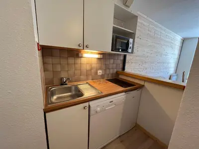 Plan de l'établissement Appartement cosy 4 pers - Résidence Le Pied de Pistes, au pied des remontées mécaniques - FR-1-508-23