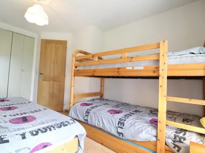 Un ou plusieurs lits dans un hébergement de l'établissement Appartement 6 personnes à Val Cenis Lanslevillard, Parking inclus - FR-1-508-58