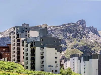 Vue générale sur la montagne ou vue sur la montagne depuis l'appartement