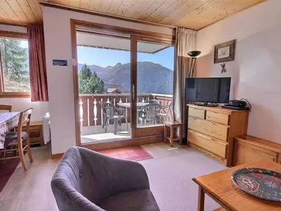 Plan de l'établissement Charmant 3 pièces à Vallandry, 6 pers, proche pistes et commerces - FR-1-411-5