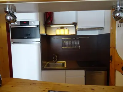 Plan de l'établissement Confortable appartement 2 pièces à Arc 2000 pour 6 personnes - FR-1-411-407