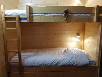 Plan de l'établissement Confortable appartement 2 pièces à Arc 2000 pour 6 personnes - FR-1-411-407