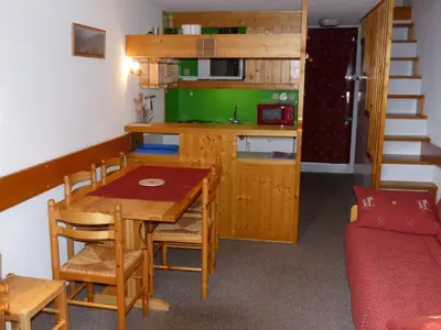Plan de l'établissement Appartement duplex skis aux pieds 6 personnes aux Arcs, animaux admis - FR-1-411-222