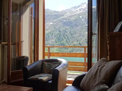 Vue générale sur la montagne ou vue sur la montagne depuis l'appartement