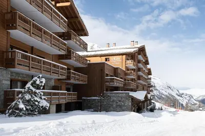 L'établissement CGH Résidence Boutique Le Lodge des Neiges en hiver