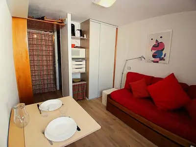 Plan de l'établissement Studio cosy pour 2 à Tignes, animaux acceptés, au pied des pistes - FR-1-411-481