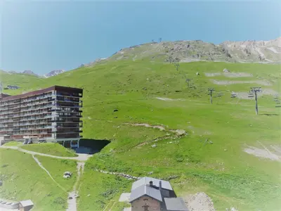 Plan de l'établissement Studio cosy pour 2 à Tignes, animaux acceptés, au pied des pistes - FR-1-411-481