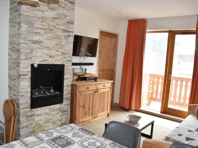 Cuisine ou kitchenette dans l'établissement Appartement cosy proche commerces, animaux bienvenus, parking - FR-1-464-160