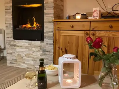 Boissons dans l'établissement Appartement cosy proche commerces, animaux bienvenus, parking - FR-1-464-160