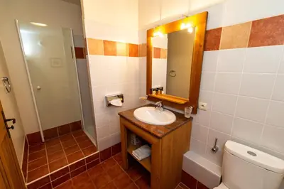 Salle de bains dans l'établissement Bel Appartement spacieux 65m2 Les Arcs 1950