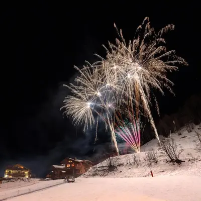 L'établissement Chalet Rocher - Luxury Ski Chalet, Sainte Foy en hiver