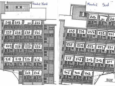 Plan de l'établissement Studio duplex cosy pour 3 à Arc 1800, proche des pistes et commerces - FR-1-411-100