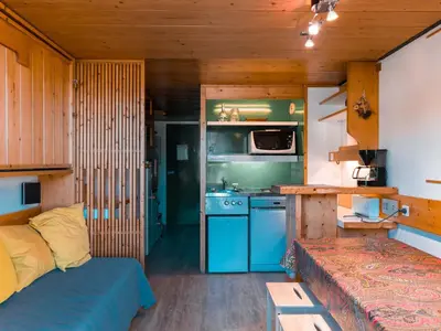Plan de l'établissement Studio duplex cosy pour 3 à Arc 1800, proche des pistes et commerces - FR-1-411-100