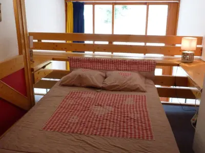 Un ou plusieurs lits dans un hébergement de l'établissement Duplex 2 Pièces - 5 Pers, Charmettoger Arc 1800, Animaux admis - FR-1-411-296