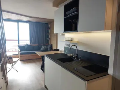 Plan de l'établissement Appartement duplex 3 pièces, 6 pers., au pied des pistes, proche ESF, avec balcon, Wifi - FR-1-411-650