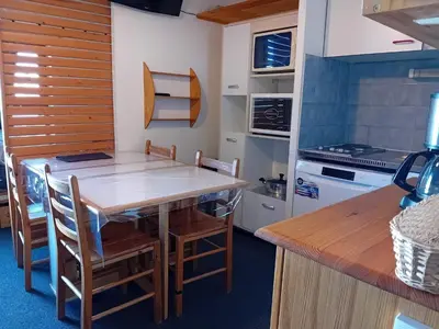 Plan de l'établissement Studio confortable à Arc 2000 pour 4 pers., animaux admis - FR-1-411-621