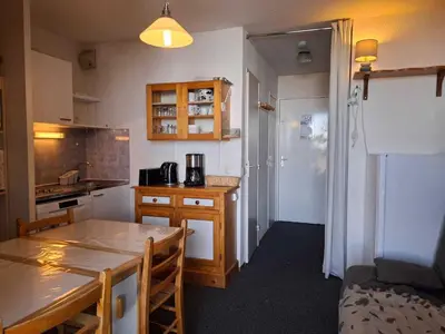 Plan de l'établissement Studio confortable à Arc 2000 pour 4 pers., animaux admis - FR-1-411-621