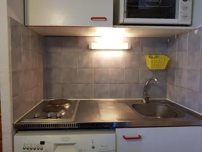 Plan de l'établissement Studio confortable à Arc 2000 pour 4 pers., animaux admis - FR-1-411-621
