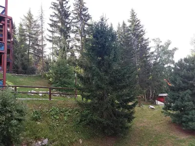 Jardin de l'établissement Duplex 2 pièces au pied des pistes pour 4 pers. à Arc 1800 - FR-1-411-175