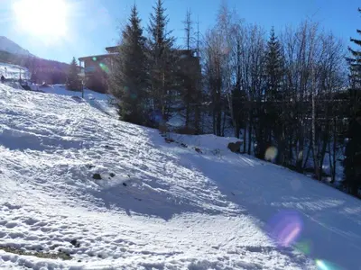 L'établissement Appartement 2 pièces 6 personnes près des pistes avec WiFi et parking - FR-1-411-637 en hiver