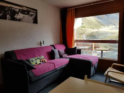 Plan de l'établissement Confortable studio ski aux pieds à Arc 2000, idéal pour 4, animaux admis - FR-1-411-451