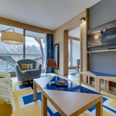 Appartement spacieux 5 pièces avec vue sur le Lac de Tignes - FR-1-641-83