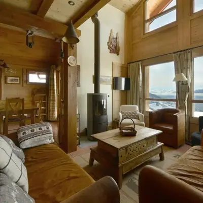 Chalet Savoyard 8-9 personnes à Vallandry avec Vue Montagne - FR-1-411-664